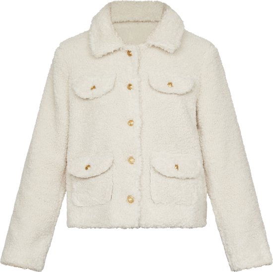 SISTERS POINT Lazy-ja - Dames Jas - Cream - Maat M