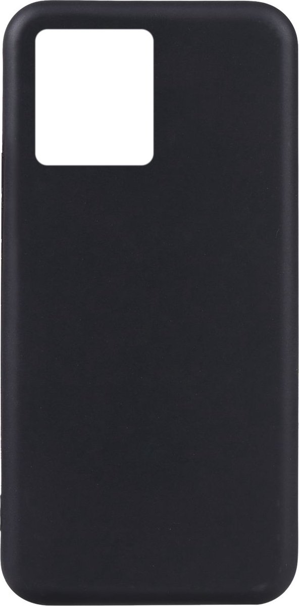 Mobigear Hoesje geschikt voor Motorola Moto G85 Telefoonhoesje Flexibel TPU | Mobigear Basics Backcover | Moto G85 Case | Back Cover - Zwart