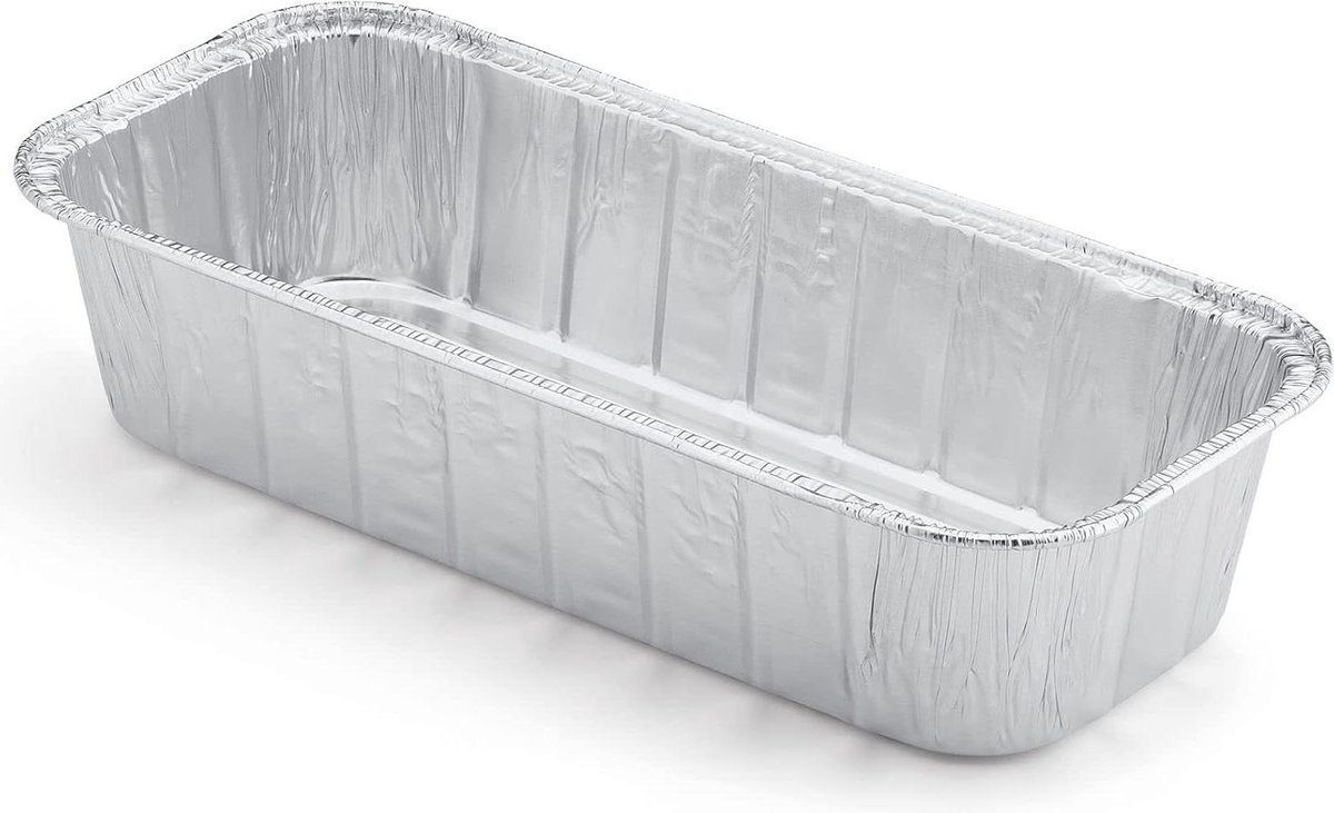 Collection Containers Set | 10x Large Disposable | Made Of Sturdy Aluminium | Easily Cleaning The Barbecue And Preparing Side Dishes | (6498)