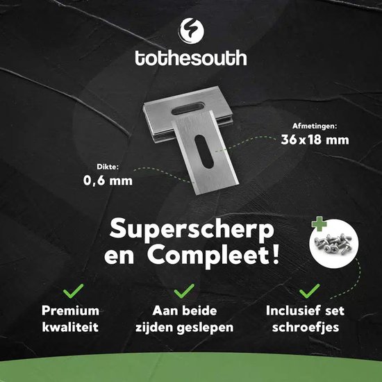 To the South® Endurance Mesjes staal geschikt voor Gardena Robotmaaiers - 3 stuks van Merkloos	 — afbeelding 5