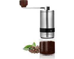 Koffiemolen handmatige koffiemolen - keramisch maalwerk - maalgraad instelbaar