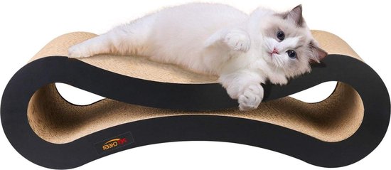 Twee in één gripplanken - Krabplank voor katten - 1 stuk - Licht houtkleur
