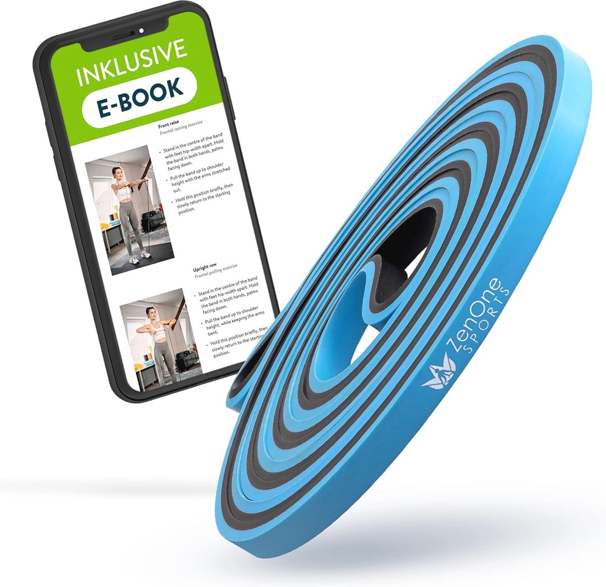 Goedkoopste Weerstandsbanden Set voor Thuis Fitness - 6 Banden met Verschillende Weerstandsniveaus en E-book Inclusief
