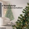 Nordlandia Guirlande Met verlichting - Timer - Kerstversiering - 500CM - Kerstslinger - Kerstdecoratie - 100 LED - Batterij