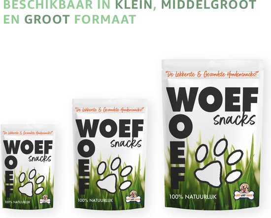 Woef Woef Snacks Snacks pour chiens Cuisses de poulet - 0,50 KG - Snacks cocooning - Viande séchée - Kip - à partir de 3 mois - Geen additifs