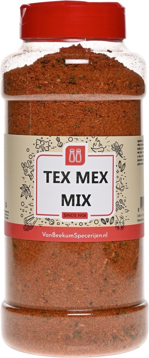 Goedkoopste Van Beekum Specerijen - Tex Mex Mix - Strooibus 600 Gram