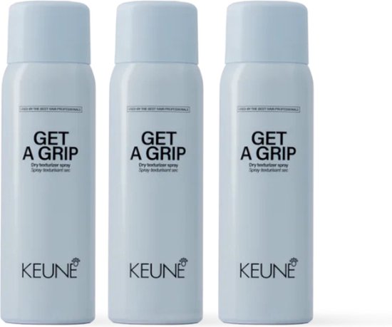 3 stuks - Keune - Get a Grip - Dry Texturizer Spray 75 ml