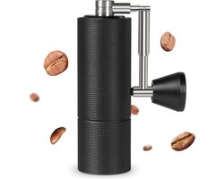 Handmatige Koffiemolen met Inklapbare Handgreep - voor Espresso tot French Press