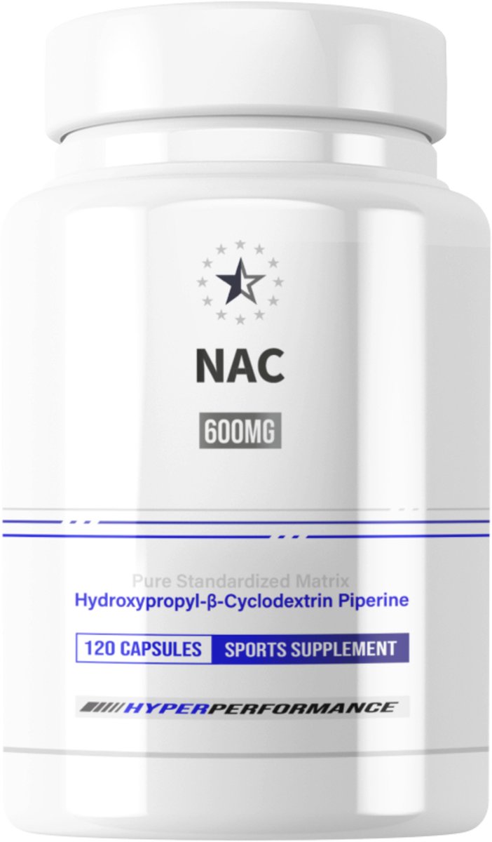 Goedkoopste NAC (N-Acetyl-L-Cysteine) met HydroPerine™ - 120 V-Capsules (600mg