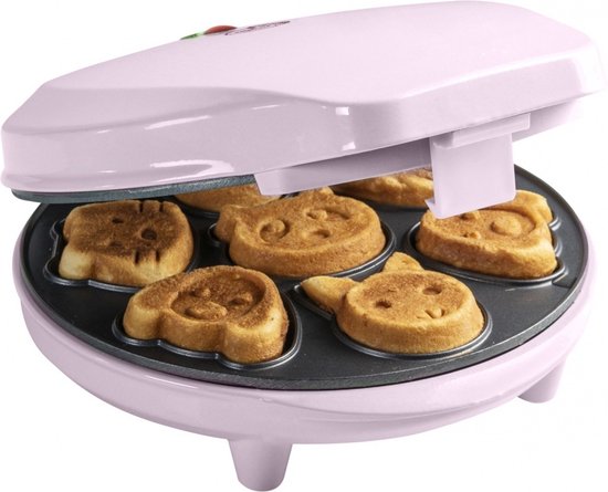 KID400 Wëasy 4-in-1 Cake Machine, Muffins and Cake, User-friendly Cooking, Easy Operation, Non-Stick Coating, 700 W, Pink KID400 Wëasy 4-in-1 Cake Machine, Muffins and Cake, User-friendly Cooking, Easy Operation, Non-Stick Coating, 700 W, Pink