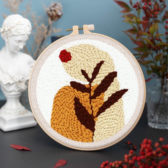Kit Complet Aiguille à Poinçonner 'rayons Du Soleil' - Dimensions 25,4 X 20,3 Cm - Neuf