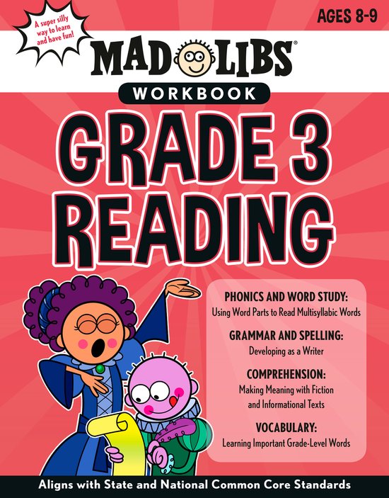 Mad Libs Workbooks- Mad Libs Workbook: Grade 3 Reading - cover