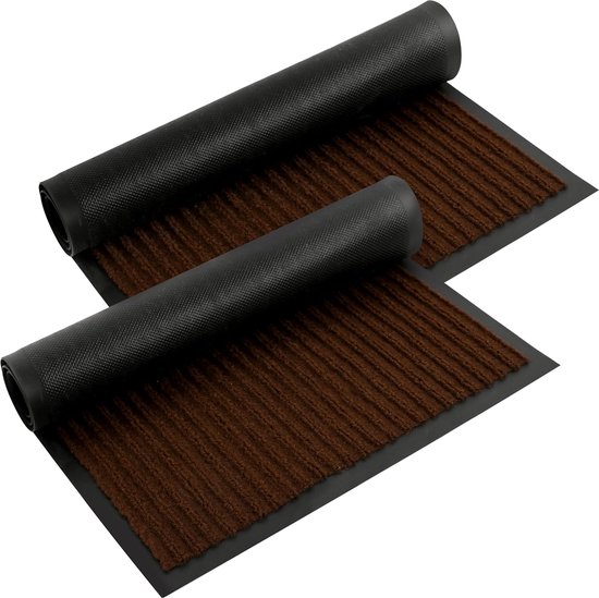 Wasbare Deurmatten met Vuilvanger 72 x 80 cm Sterke, Antislip en Stijlvolle Vloermat Vuilvanger Deurmat Entreemat for Back & Front Door, Patios, Rood Wasbare Deurmatten met Vuilvanger 72 x 80 cm Sterke, Antislip en Stijlvolle Vloermat Vuilvanger Deurmat Entreemat for Back & Front Door, Patios, Rood