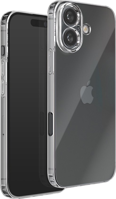 Étui de protection adapté à Apple iPhone 16 Pro épaisseur 1,5 mm, transparent