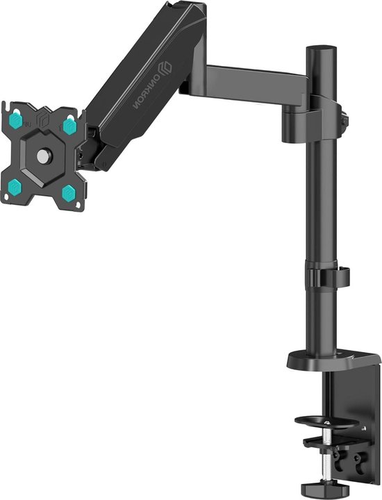 Supporto Tastiera Per Monitor PC - Compatibile VESA 75x75/100x100, In Acciaio - Foto 5