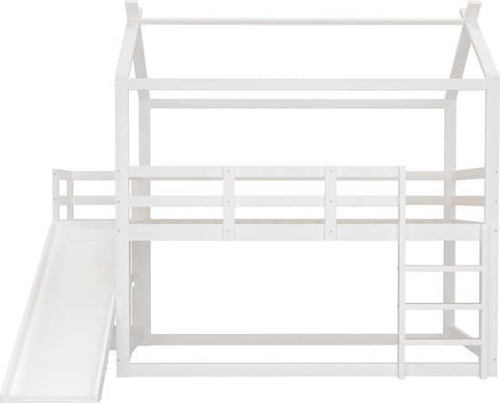 Hoogslaper voor kinderen 90x200 cm wit