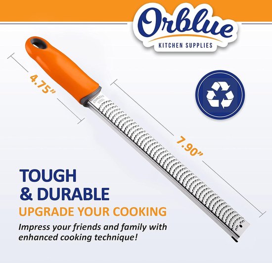 Hand Zester en Rasp voor Zesting Citrus en Kruiden - Rasp Kaas - 12.5 ...