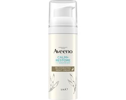 Aveeno Calm+restore Rehydraterende Nachtcreme 50ml