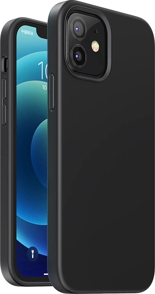 Ugreen - siliconen - beschermhoes rubber flexibele siliconen hoes iPhone - 12 - Mini - zwart