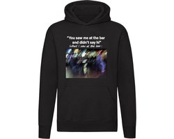 What I saw at the bar Hoodie - restaurant - bar - bier- humor - grappig - unisex - trui