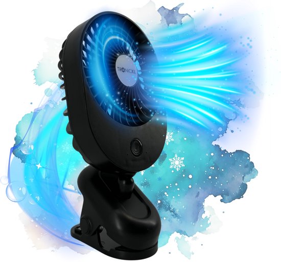 TronicXL Premium USB-ventilator Grow met clip clip klem klem ventilator I clipventilator voor Kingpower Growbox kweekkast Secret Jardin GrowPro DiamondBox Zelsius Mars Hydro wit