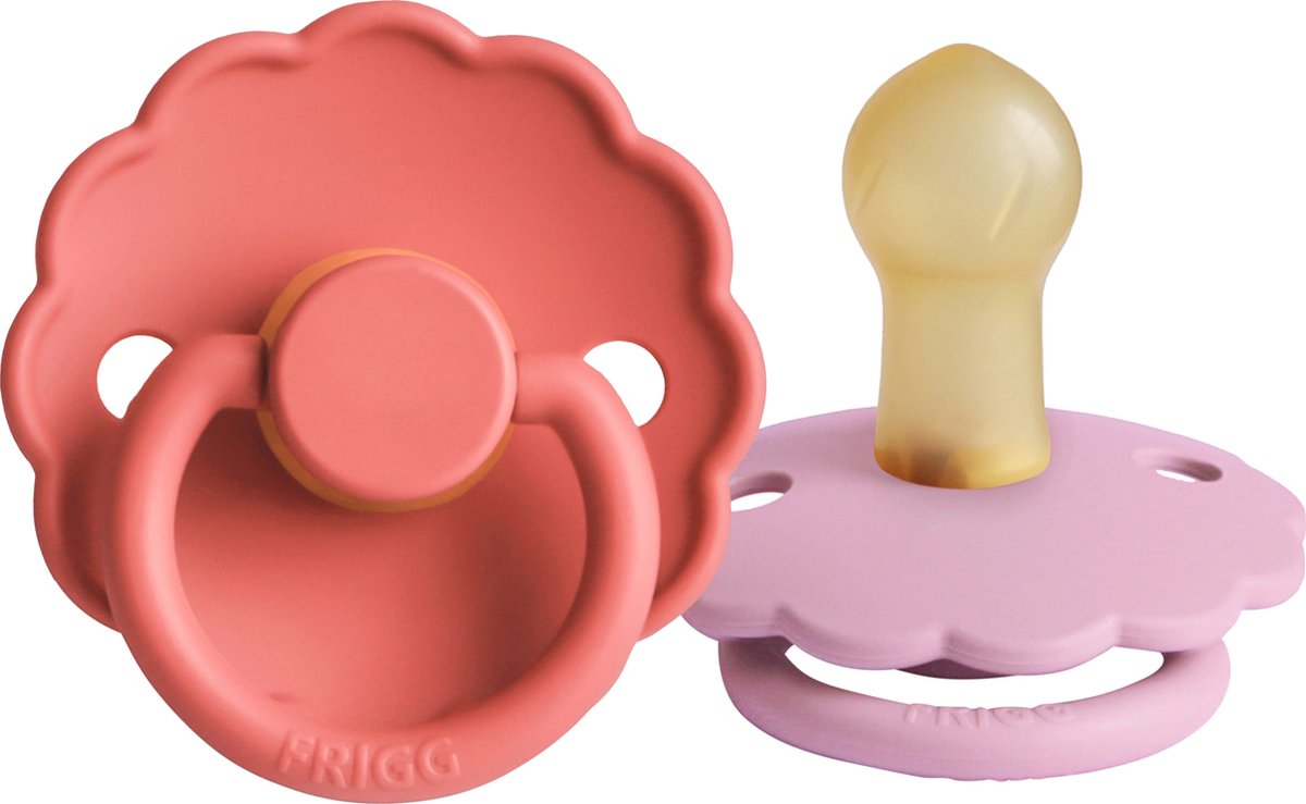 Goedkoopste Frigg Daisy Fopspeen - 0-6 mnd (2 stuks) - Poppy/Lupine