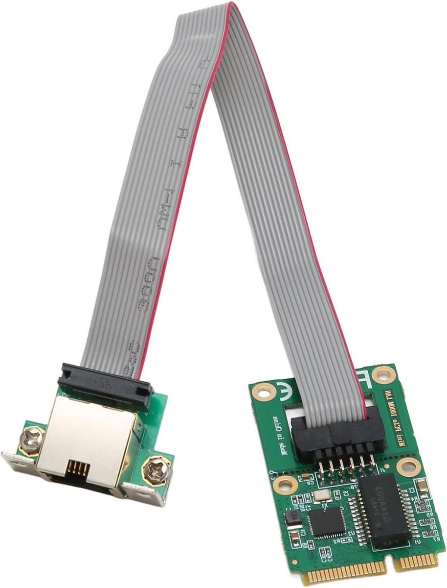 Network Controller Card Self Adjustment Stable RJ45 LAN NIC Card for Desktop Computer Full Half Duplex VLAN Tagging Easy Installation - 10 100 1000Mbps - Mini PCIe