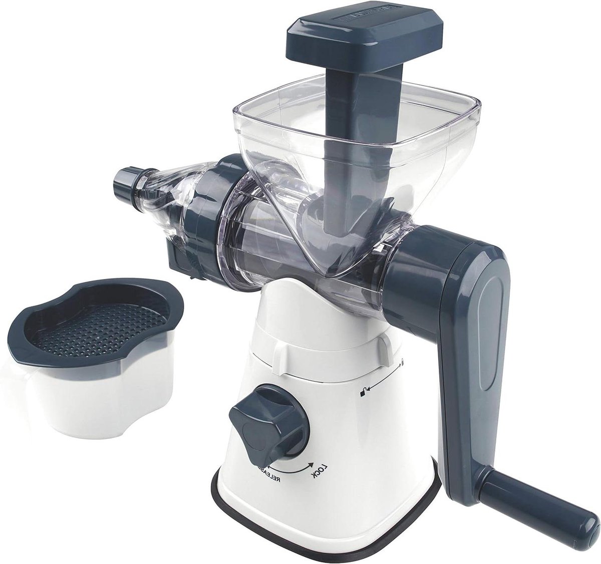 Manual Juicer Highest Quality Plastic White Blue Handmatige Citruspers met Handvat
