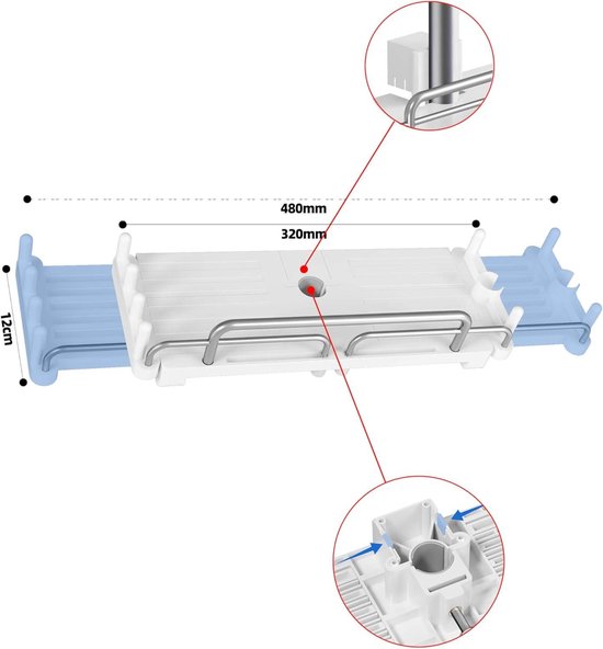 Plintclip om uw plint vast te zetten Plintclip om uw plint vast te zetten