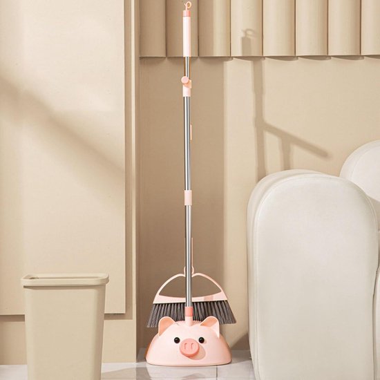 Ensemble Balai Et Pelle à Poussière - Long Manche - Filtre Anti-Poils - Nettoyage Maison/Cuisine