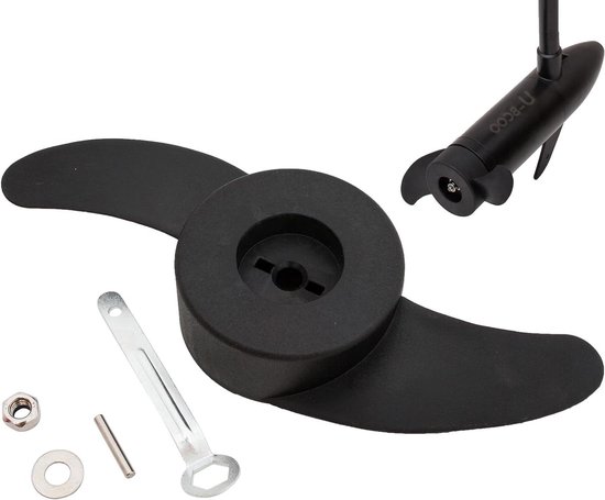 KIMISS 2-Blade Power Propeller Kit For 50lb, 60lb, 68lb, 88lb Electric Trolling Motors (12V/24V)