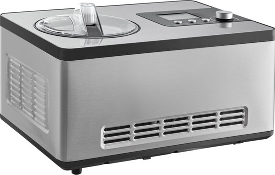 Jemaison® Professionele ijsmachine - 180W compressor - 3 Standen - Ijsmachine zelfvriezend - Ijsmaker - Softijs - Yoghurt - 2 liter