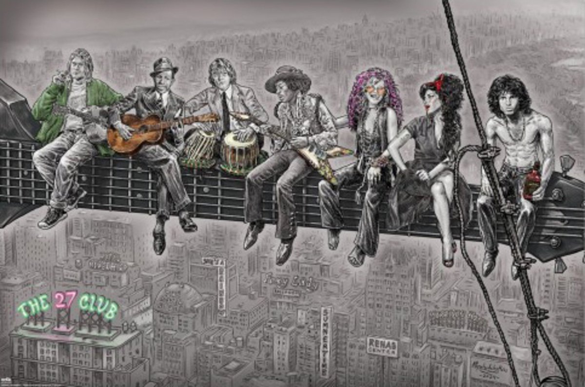 Grupo Erik Poster The 27 Club 91,5x61cm Divers