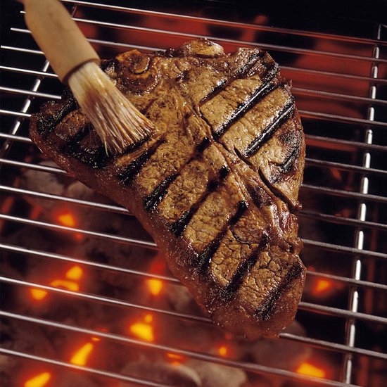 Lot De 2 Grilles Barbecue Acier Inoxydable Nischenmarkt - 45,5x34 Cm, Robustes Et Lavables