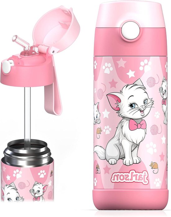 Thermos FUNtainer Pokémon Stainless Steel Vacuum Insulated Water Bottle, 16 oz., Multicolored (F42105PM6