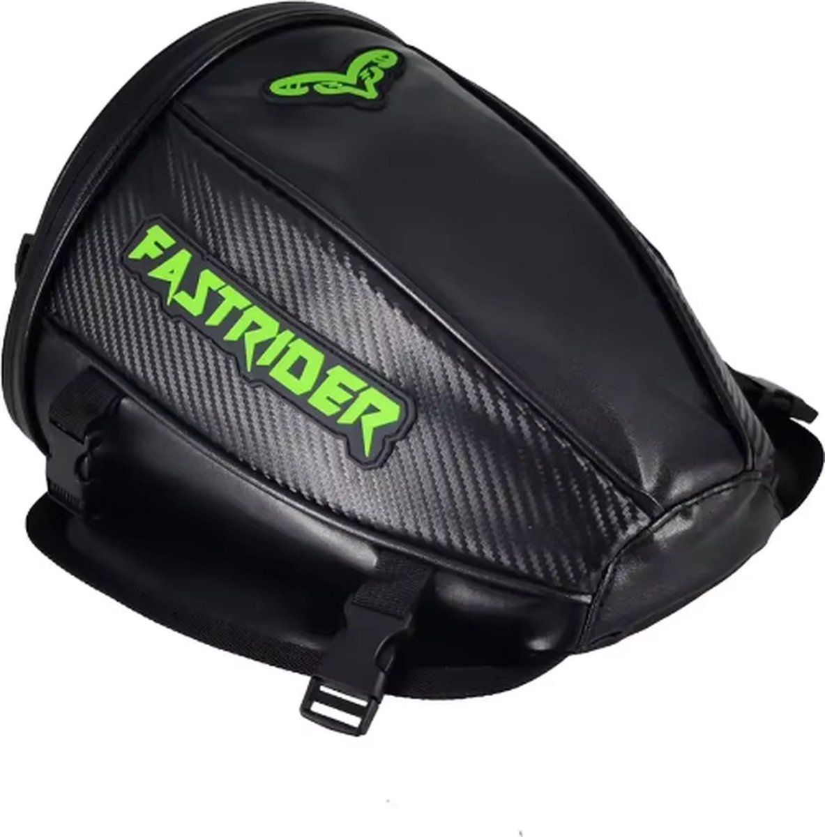 CarryQuest® - Motor Rugzak - Zadeltas Motor - Waterdichte Motorfiets Tanktas - Motorrugzak - Lichtgewicht TPU - 28x33,9 cm - Stijlvol Zwart - Diverse Compartimenten