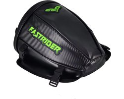 CarryQuest® - Motor Rugzak - Zadeltas Motor - Waterdichte Motorfiets Tanktas - Motorrugzak - Lichtgewicht TPU - 28x33,9 cm - Stijlvol Zwart - Diverse Compartimenten