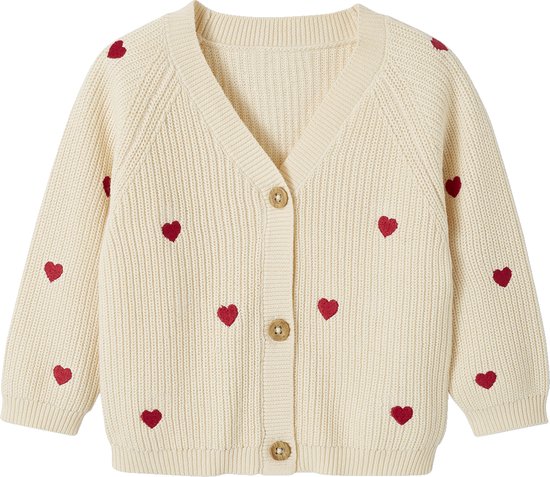 Vertbaudet Babyvestje met borduursel en V-hals van Engels ribbreisel