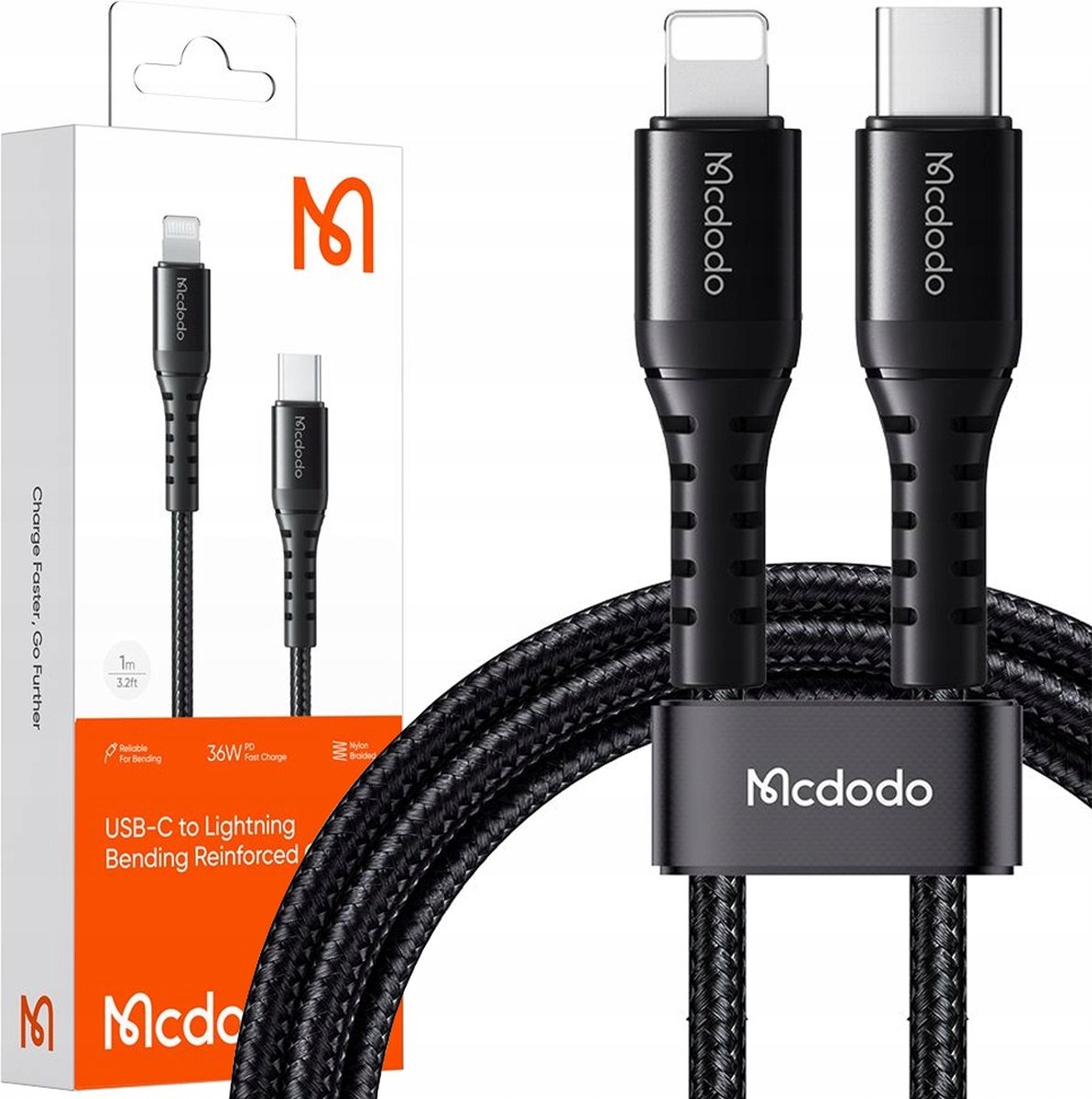 Mcdodo® USB C naar iPhone - Kabel - Voor Lightning - 36W - 3 meter