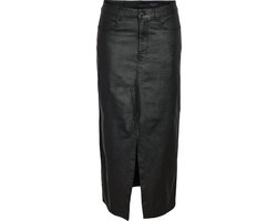 Noisy May Kath Normal Waist Slit Dames Midirok - zwart - S