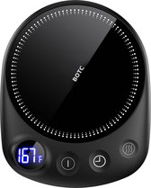 MYMULIKE Mokkenwarmer – 6 Temperaturen Van 45-70°C, LED-display, Timer Van 1-12 Uur – Voor Koffie, Thee, Melk, Warme Chocolade Of Kaarsen – Ideaal Op Kantoor Of Thuis 5 miniatura