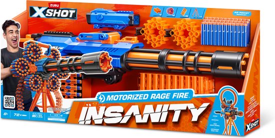 X Shot Ragefire XSHOT Insanity Rage Fire - Motorized - Krachtig! | bol