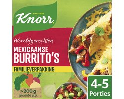 Knorr Burrito's XXL - Mexicaanse - 5 x 351 g - Voordeelverpakking