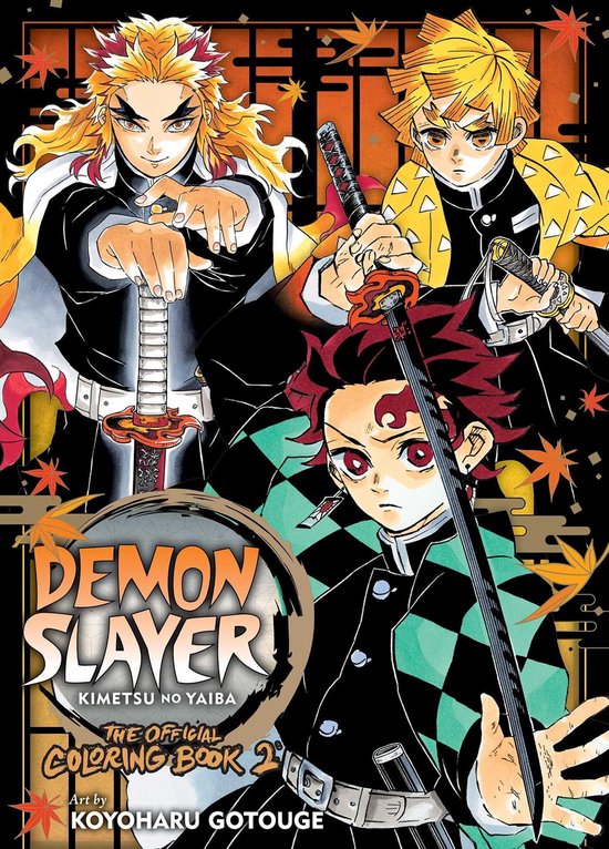 Demon Slayer: Kimetsu no Yaiba: The Official Coloring Book-  ... - cover