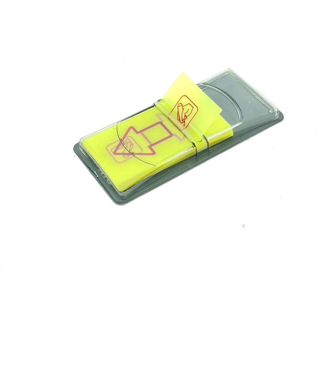 Office Depot - Pop-up Labels - 50 Stuks - Geel - Zelfklevend