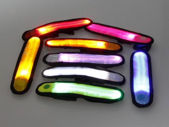 Bracelet Sport Lumineux - Rouge - LED