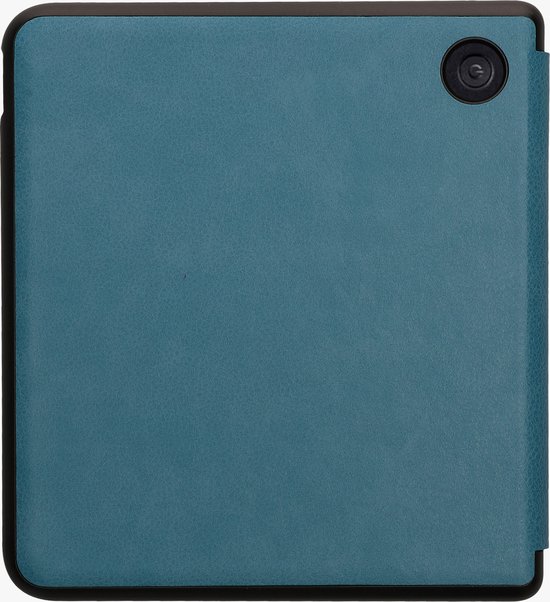 kwmobile e-reader hoesje geschikt voor Kobo Libra Colour hoes - E reader flip case met magnetische sluiting - Ereader cover in petrol van Merkloos — afbeelding 2