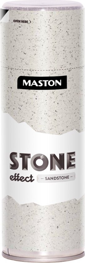 Maston Stone Effect - steeneffect spuitverf - Sandstone - 400 ml - spuitbus verf