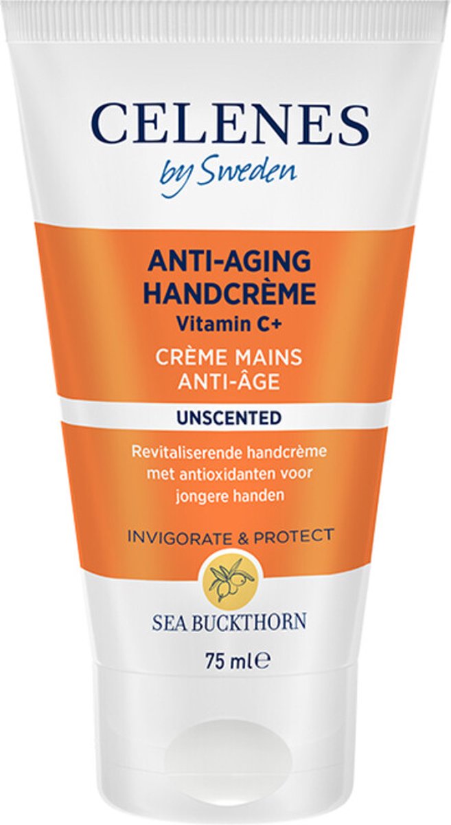 Celenes by Sweden Sea Buckthorn Anti Rimpel Handcrème - Huidverzorging tegen veroudering - 75ml
