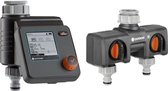 GARDENA GARDENA Bewässerungssteuerung Select & 2-Wege-Verteiler Aktion 01893-34 Besproeiingsbesturing werkt op batterij